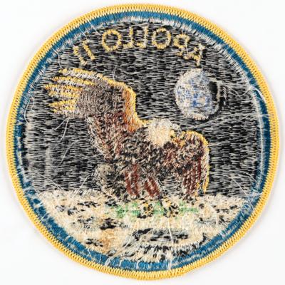 Lot #6136 Apollo 11 'Biological Isolation Garment' Crew Patch by Texas Art Embroidery - Image 2