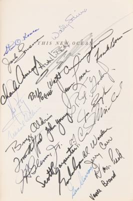 Lot #6379 NASA Astronauts (26) Multi-Signed Book with Armstrong, Aldrin, Collins, Young, Anders, and More - Image 2