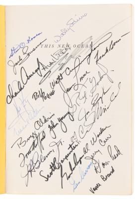 Lot #6379 NASA Astronauts (26) Multi-Signed Book with Armstrong, Aldrin, Collins, Young, Anders, and More - Image 4