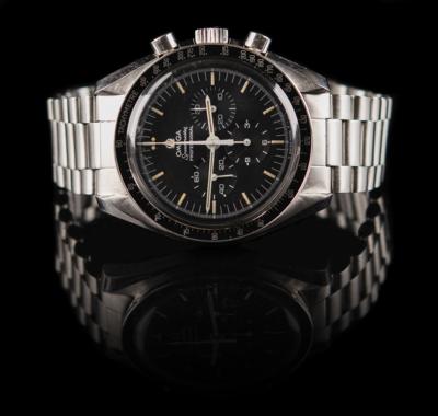 Lot #6514 Mir Aragatz: Jean-Loup Chretien's Flown Omega Speedmaster Pro Watch - Image 1