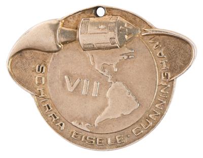 Lot #6073 Apollo 7 Flown Robbins Medallion - From