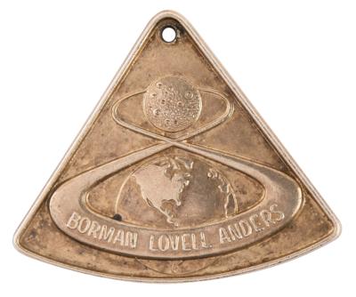 Lot #6084 Apollo 8 Flown Robbins Medallion - From