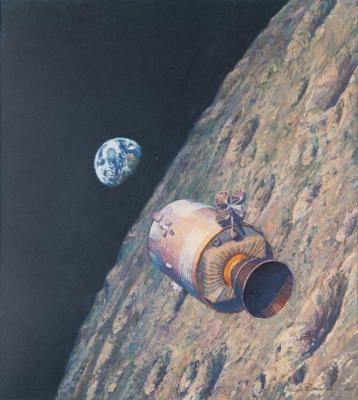 Lot #6201 Alan Bean Signed Limited Edition Print - 'Homeward Bound' (#527/550) - Image 1