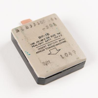 Lot #6288 Apollo 14 Flown Voice Recorder Battery - From the Personal Collection of Edgar Mitchell - Image 1