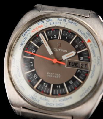 Lot #6295 Bulova Astronaut Mark I Watch with Custom "Houston" Dial - From the Personal Collection of Edgar Mitchell - Image 6