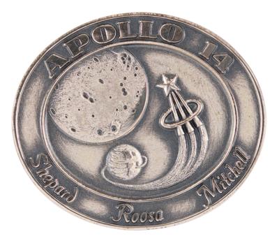 Lot #6285 Apollo 14 Flown Robbins Medallion - From the Personal Collection of Edgar Mitchell - Image 1