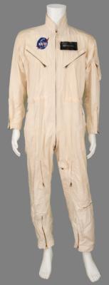 Lot #6297 White NASA Flight Suit - From the Personal Collection of Edgar Mitchell - Image 1