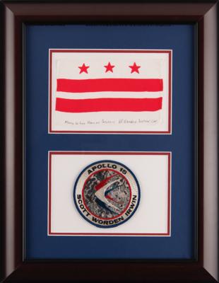 Lot #6329 Apollo 15 Flown Flag of Washington, DC -