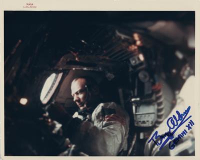 Lot #6043 Buzz Aldrin Signed Photograph