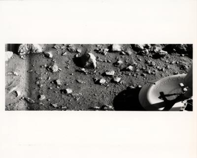 Lot #6471 Viking 1 Lander Original Vintage Photograph: The First Photograph Ever Taken on the Surface of Planet Mars - Image 1