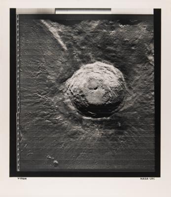 Lot #6498 Lunar Orbiter V Oversized Photograph - Image 1