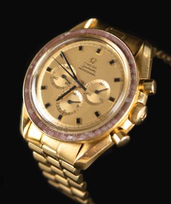 Lot #6311 Omega Speedmaster Professional 18K Gold