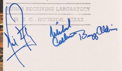 Lot #6525 “Carried to the Moon on Apollo 11” - Apollo 11 Flown Crew-Signed 'Type 1' Quarantine Cover - From the Personal Collection of Buzz Aldrin - Image 2