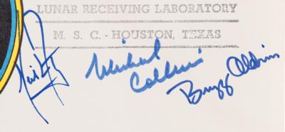 Lot #6526 Apollo 11 Crew-Signed 'Type 3' Quarantine Cover, “Carried to the Moon on Apollo 11” - Incredibly Rare Flown Cover from the Personal Collection of LMP Buzz Aldrin - Image 2