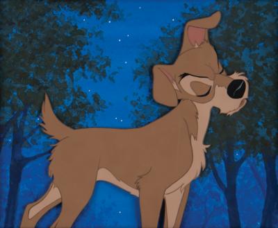 Lot #484 Tramp production cel from Lady and the Tramp - Image 1