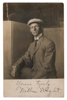 Lot #800 Wilbur Wright Signed Photograph