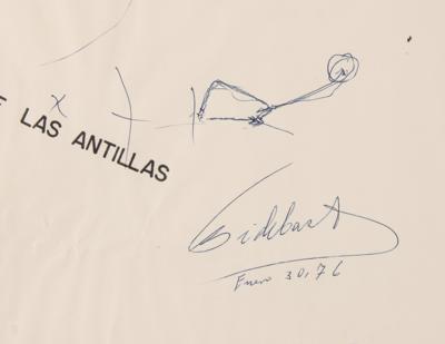 Lot #165 Fidel Castro Signed and Annotated Bay of Pigs Map - Created During a 1977 Interview with Bill Moyers - Image 4