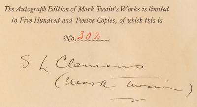 Lot #489 Samuel L. Clemens Twice-Signed Book - The Innocents Abroad (Ltd. Ed. #302/512) - Image 2