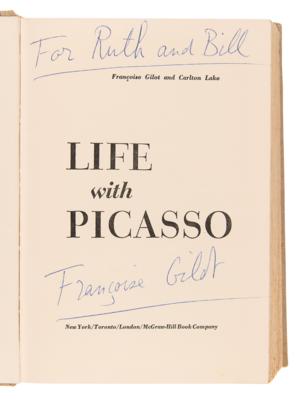 Lot #451 Francoise Gilot Signed Book - Life with Picasso - Image 4