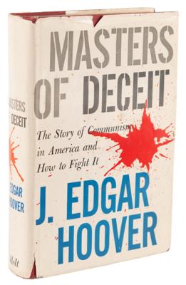 Lot #252 J. Edgar Hoover Signed Book - Masters of Deceit - Image 3