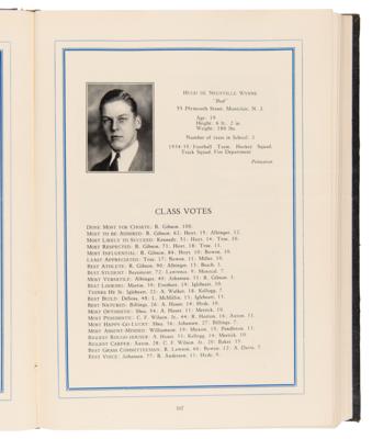 Lot #39 John F. Kennedy 1935 Choate 'The Brief' Yearbook - Image 5