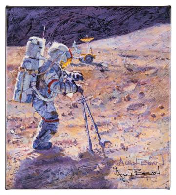 Lot #365 Alan Bean Signed Canvas Giclee Print: 'Some Tools of Our Trade' (Ltd. Ed. #33/125) - Image 1