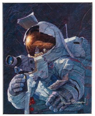 Lot #367 Alan Bean Signed Canvas Giclee Print: 'My Brother Jim Irwin' (Ltd. Ed. #57/100) - Image 1