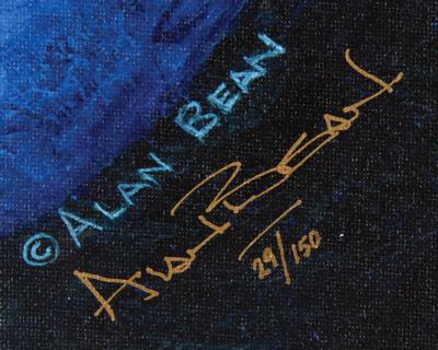 Lot #368 Alan Bean Signed Canvas Giclee Print: 'A Jewel in the Heavens' (Ltd. Ed. #29/150) - Image 2