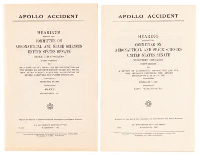 Lot #342 Apollo 1: Congressional Hearing Booklets (February 1967) - Image 1