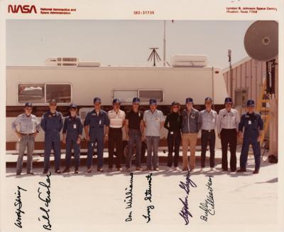 Lot #428 Space Shuttle Astronauts Signed Photograph - Image 1