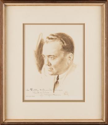 Lot #251 J. Edgar Hoover Signed Photograph - Image 3