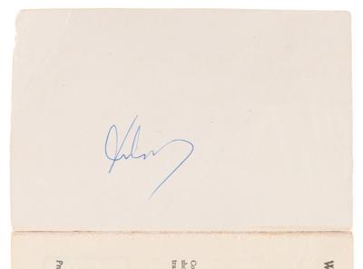 Lot #36 John F. Kennedy Signed Book - Profiles in Courage - Image 4