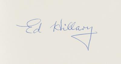 Lot #248 Edmund Hillary Signed Book - High Adventure - Image 2