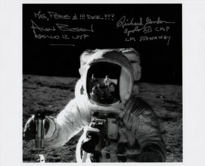 Lot #344 Apollo 12: Alan Bean and Richard Gordon Signed Photograph - Image 1