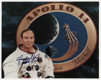 Lot #415 Edgar Mitchell Signed Photograph - Image 1