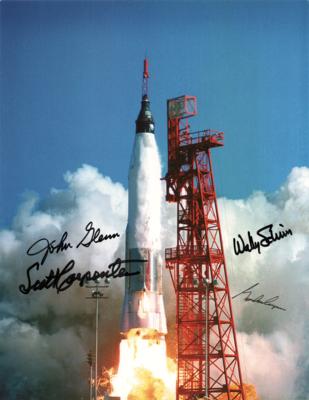 Lot #362 Mercury Astronauts Signed Photograph - Image 1