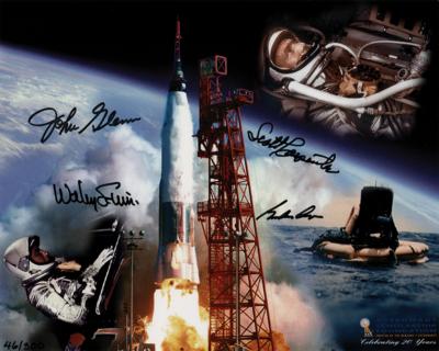 Lot #363 Mercury Astronauts Signed Photograph (Ltd. Ed. #46/300) - Image 1