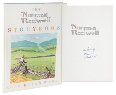 Lot #458 Norman Rockwell Signed Book - The Norman