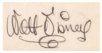 Lot #461 Walt Disney Signature