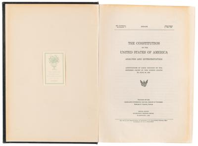 Lot #23 President John F. Kennedy's Personal Copy of The Constitution of the United States of America - From the Estate of Jacqueline Kennedy - Image 4