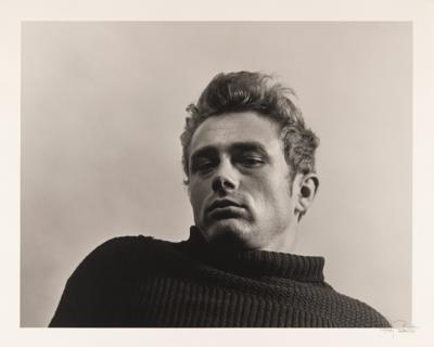 Lot #612 James Dean Oversized Original Photograph by Roy Schatt - Image 1