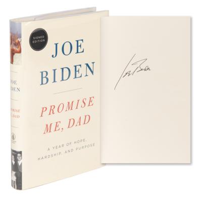 Lot #77 Joe Biden Signed Book - Promise Me, Dad - Image 1