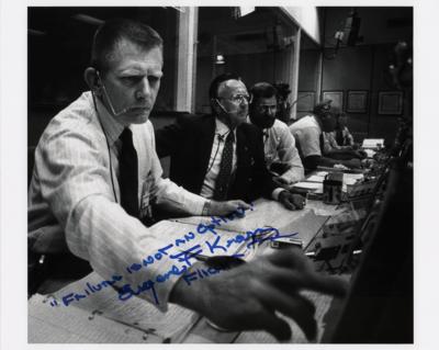 Lot #398 Gene Kranz Signed Photograph - Image 1