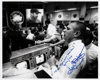 Lot #399 Gene Kranz Signed Photograph - Image 1