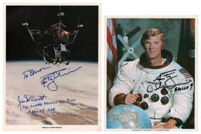 Lot #358 Apollo 9 (2) Signed Photographs - Image 1