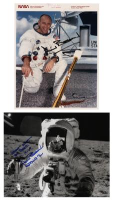 Lot #369 Alan Bean (2) Signed Photographs - Image 1