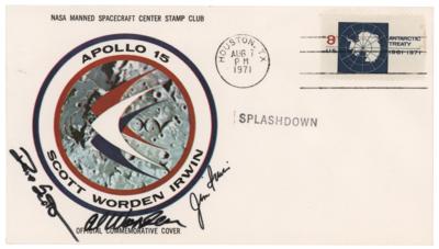 Lot #352 Apollo 15 Signed Splashdown Cover - Image 1