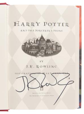 Lot #509 J. K. Rowling Signed Book - Harry Potter and the Sorcerer's Stone - Image 4