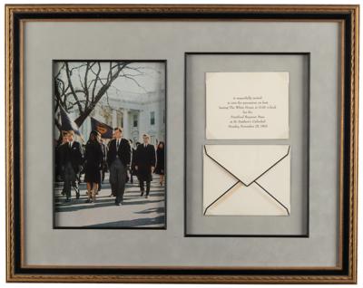 Lot #104 John F. Kennedy 1963 Funeral Procession Invitation - Image 1