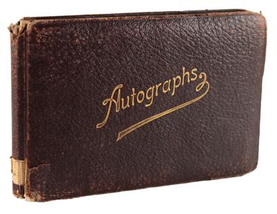 Lot #570 Harry Houdini Signed Autograph Book - “‘Love Laughs at Locksmiths,’ so does Harry Handcuff Houdini" - Image 5